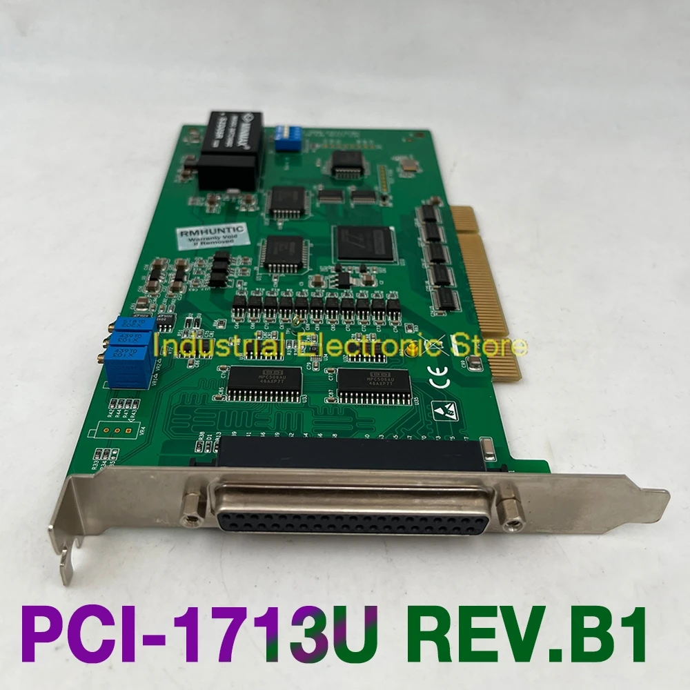 For Advantech Capture Card 32-Channel Isolated High-speed Analog Input Card PCI-1713U REV.B1