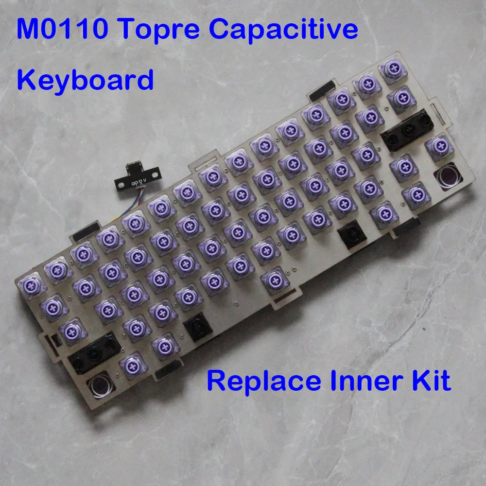 M0110 Dome MX Topre Switch Capacitive EC Keyboard QMK VIA Single Inner PCB Assembled Replace PCB Kit