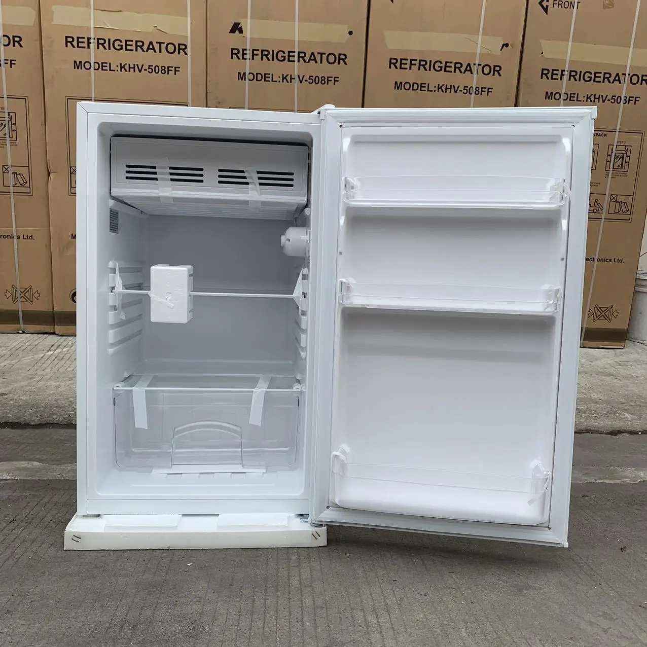 50L Portable Electric Mini Fridge Compact Table Top Compressor and Thermoelectric Features for Home Car Hotel Outdoor Use