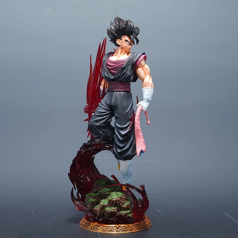 Neue 38 cm Dragon Ball Anime Vegetto 2,0 Austauschbare 3 Köpfe Figur Pvc Modell Puppe Gk Statue Sammeln Action Figur geschenk Spielzeug
