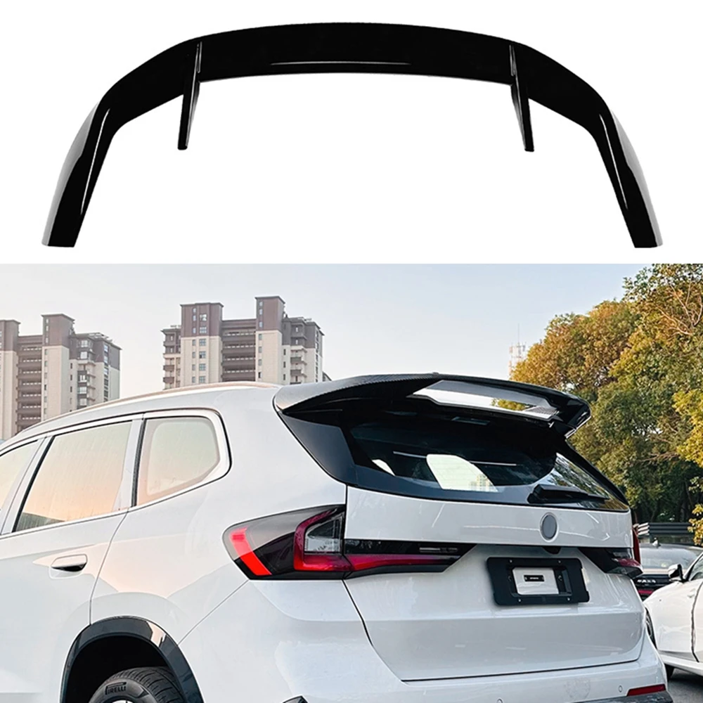 

For BMW X1 iX1 U11 2023+ Car Rear Roof Spoiler Wing ABS Plastic Black Carbon Body Kit Exterior Tuning Accessories Part