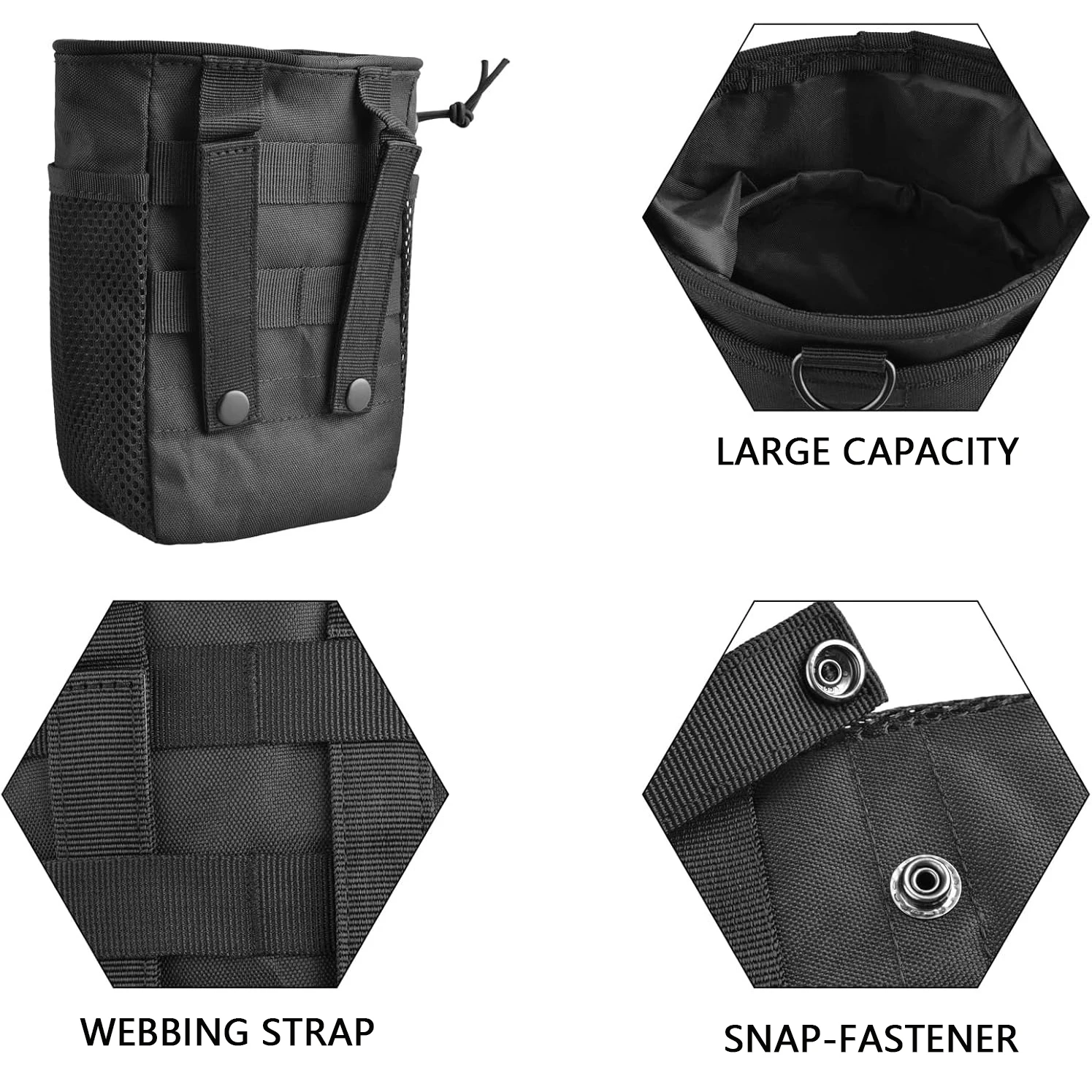CZHIYAO Durable Molle Dump Pou - Edc Carry Pocket Pouch 评论和价格