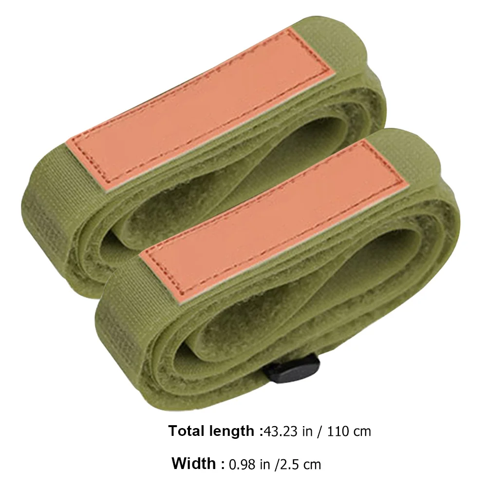 2 قطعة خيمة تخزين الأشرطة النايلون الأمتعة التعبئة حزام للتخييم التنزه السفر تجميع حزام مقاومة للاهتراء تحديد الفرقة #3