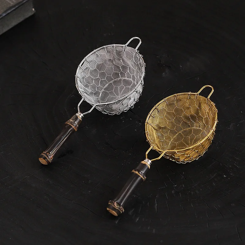 304 Stainless Steel Tea Strainer, Japanese Style, Handwoven Filter Mesh, Tea Infuser, Tea Accessory