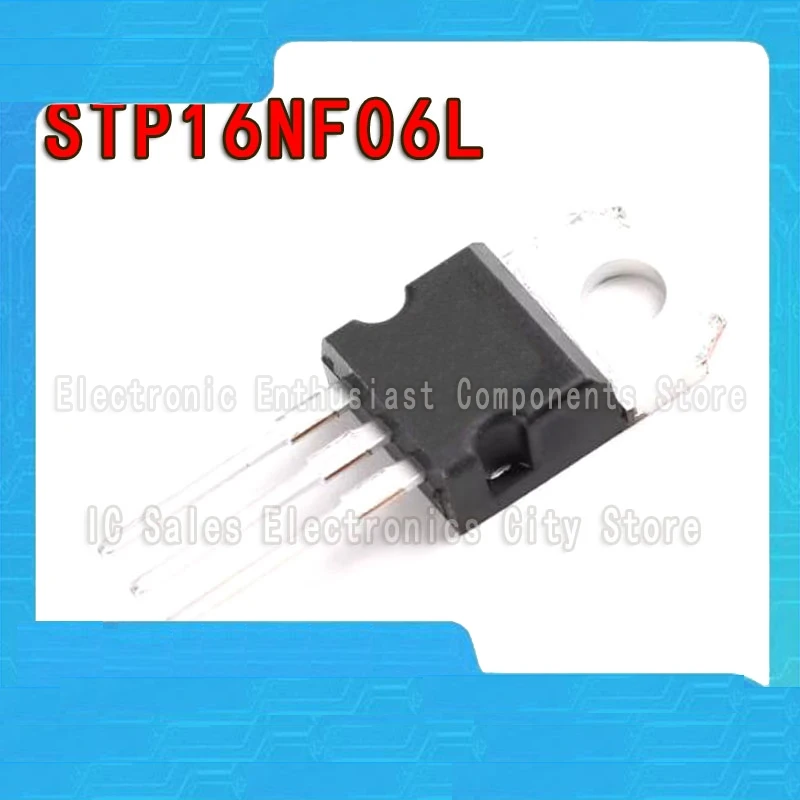 

50PCS/LOT STP16NF06L P16NF06L MOSFET N-CH 60V 16A TO-220