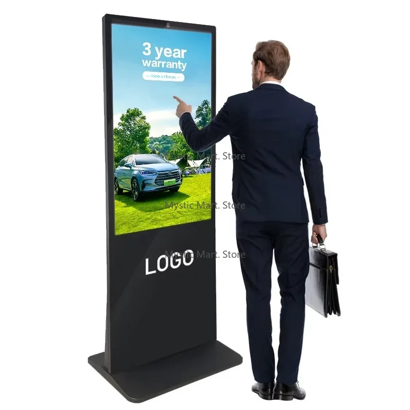 

Commercial Kiosk Smart Interactive Display Screen Player Floor Stand Lcd Signage Indoor Advertising Digital Totem