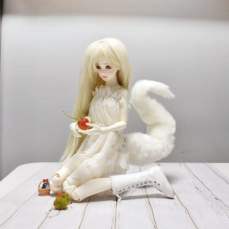 

1/3 1/4 1/6 BJD Wolf Tail Beast Tail Using Anime Handmade Toy Accessories Cute Cosplay Props Gift