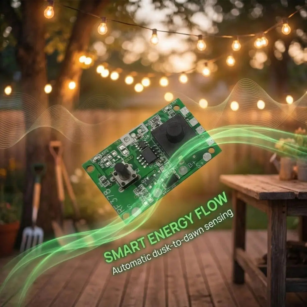 

With Switch Solar Lamp String Control Board 8 Kinds Light Mode Circuit Switch Module Solar Road Stud Light Control Board