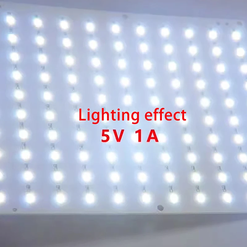 150x120MM 110Bit Compatible Bambu Relief Frame Backlight Board LED Light Source Low-voltage Light Board 5V 1A USB-C Power Supply