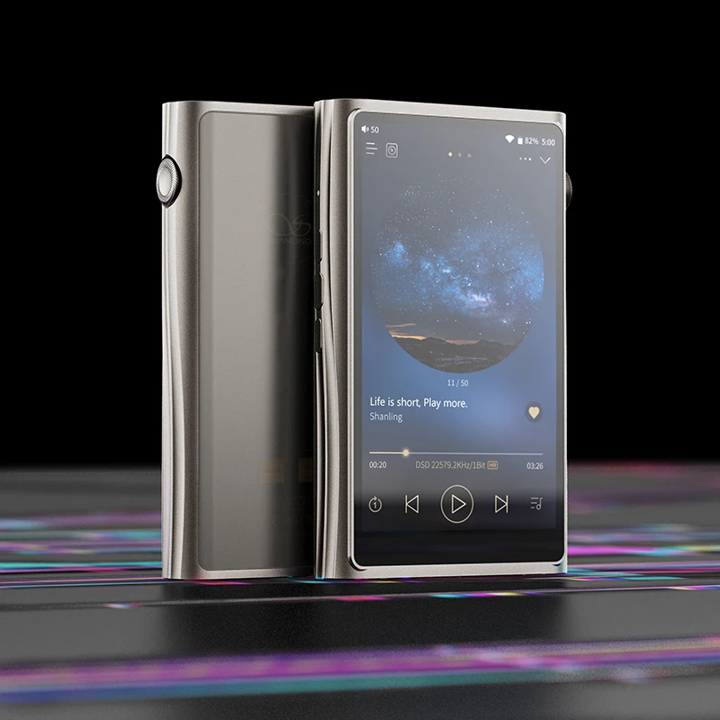 SHANLING M7 reproductor de música de red portátil MQA de alta resolución ES9038Pro DAC DSD512 768KHz Bluetooth5.0 LDAC reproductor de Audio WiFi HiFi