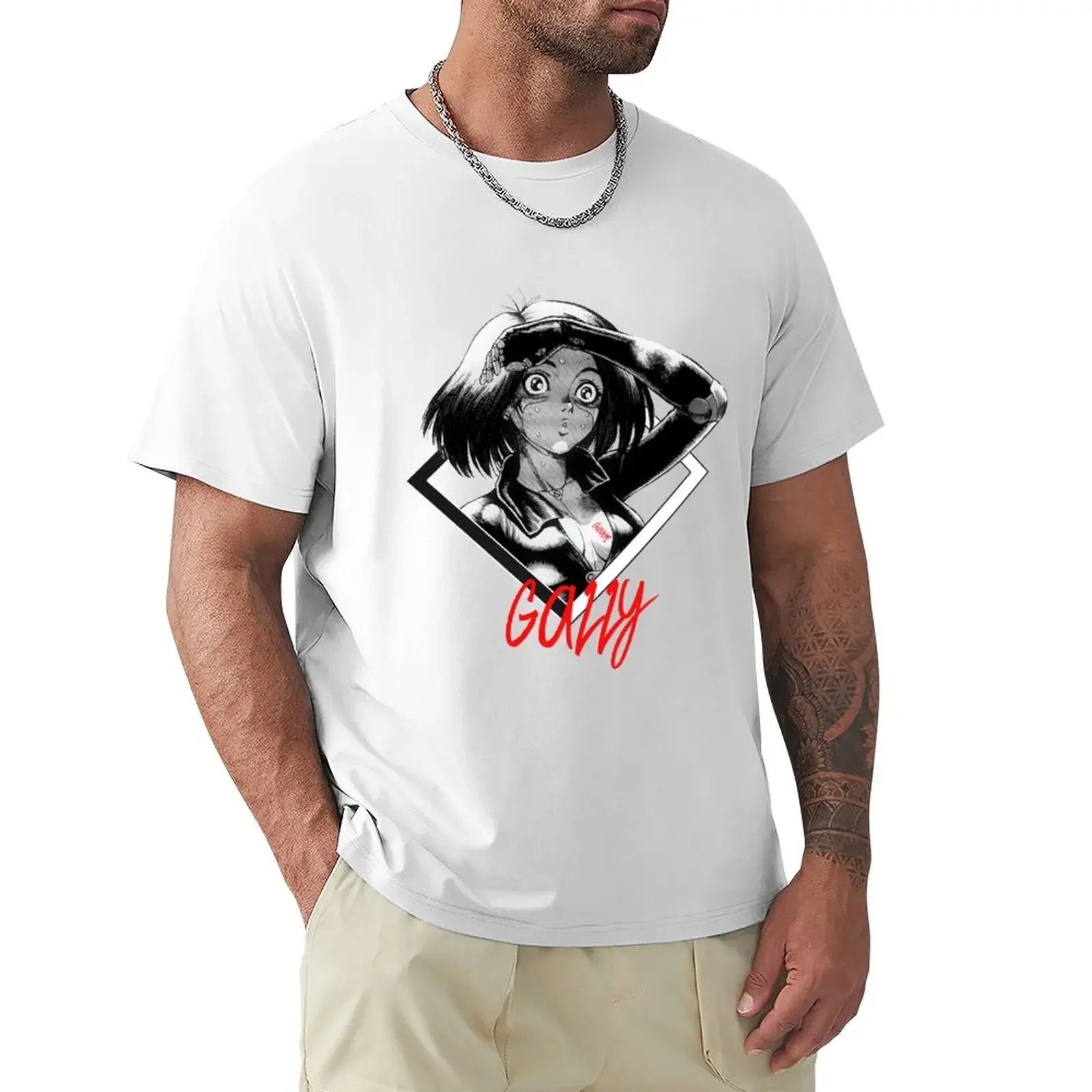 Gally / Alita GUNNM T-Shirt tees Short sleeve tee cute clothes Short t-shirt mens t shirts casual stylish