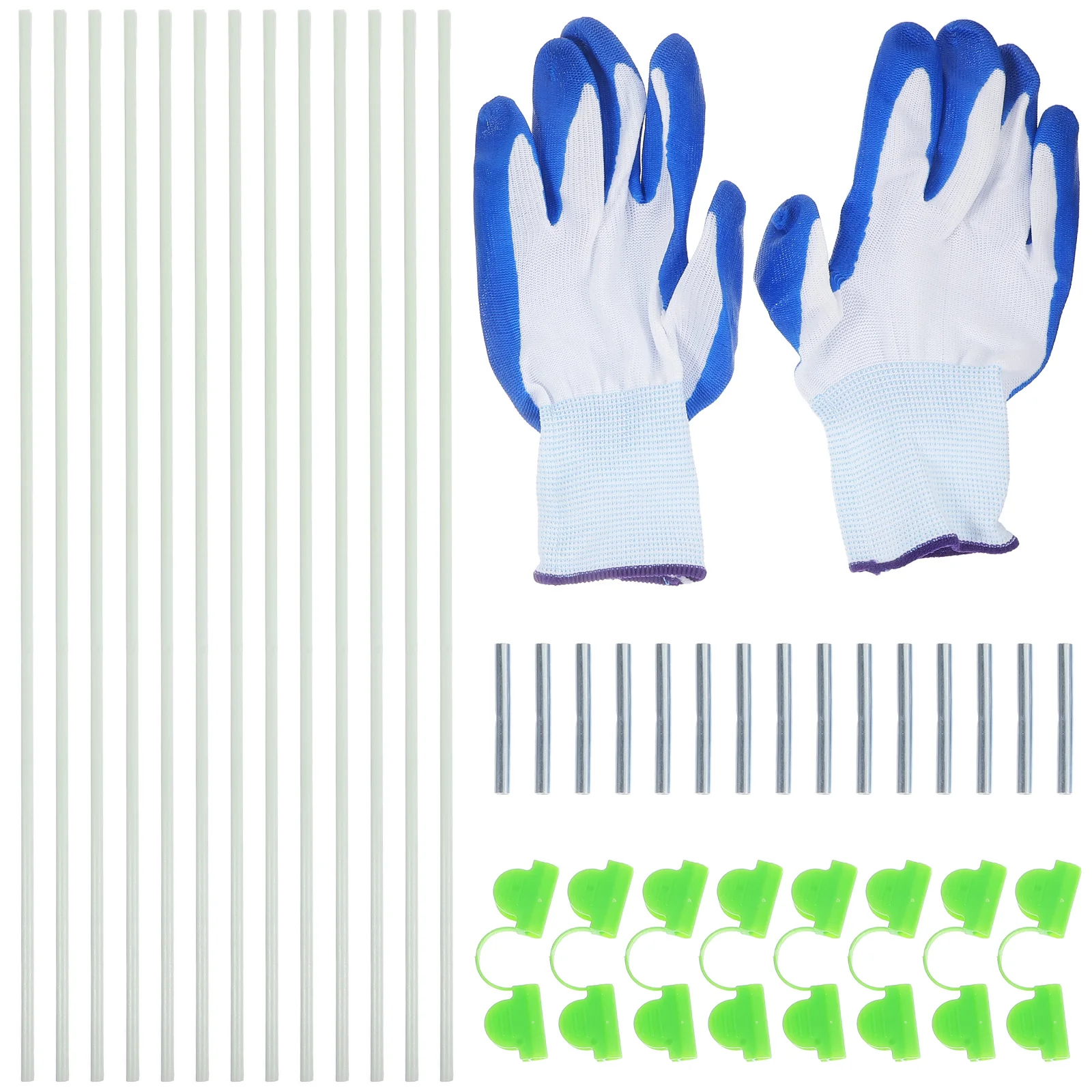 1 مجموعة دعم النبات حصص الدفيئة سقيفة منحني دعم الرف لحماية الصقيع صف الأطواق نفق البستنة