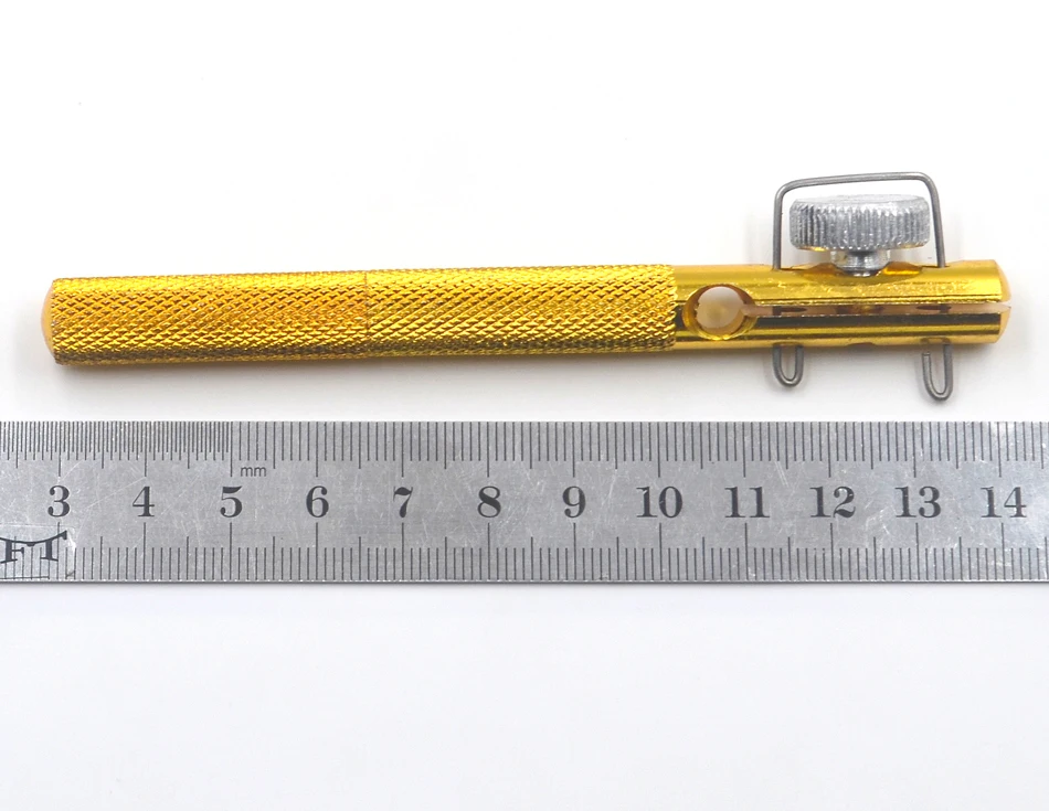 Topranc 1 Stück Aluminiumlegierung Schnurknoter Angelhaken-Bindemaschine Knotenbindewerkzeug Hakenlöser Knotenbindewerkzeug – Detail 6