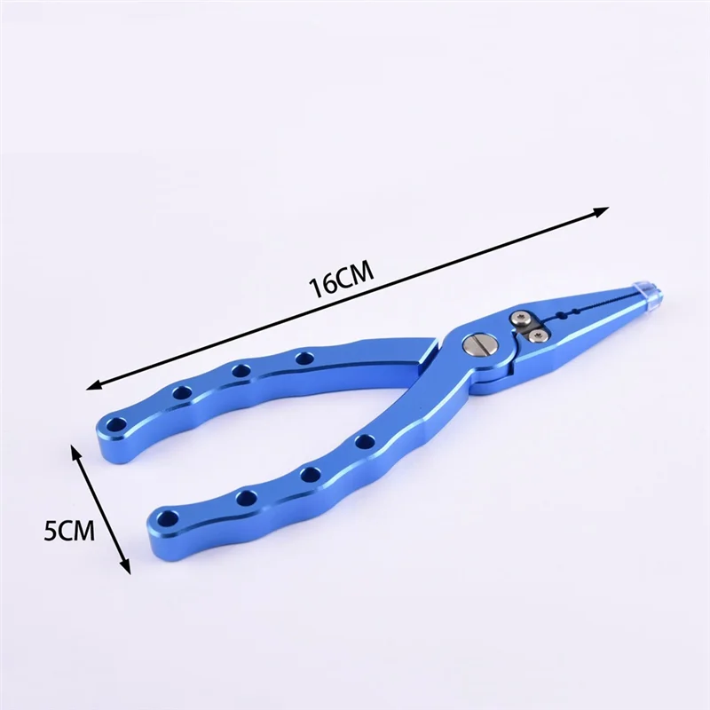 ABVE-الأسماك تحكم قطع خط مزلاج سبائك الألومنيوم كماشة الصيد فصل جهاز متعدد الوظائف على الوجهين أداة اليد #5