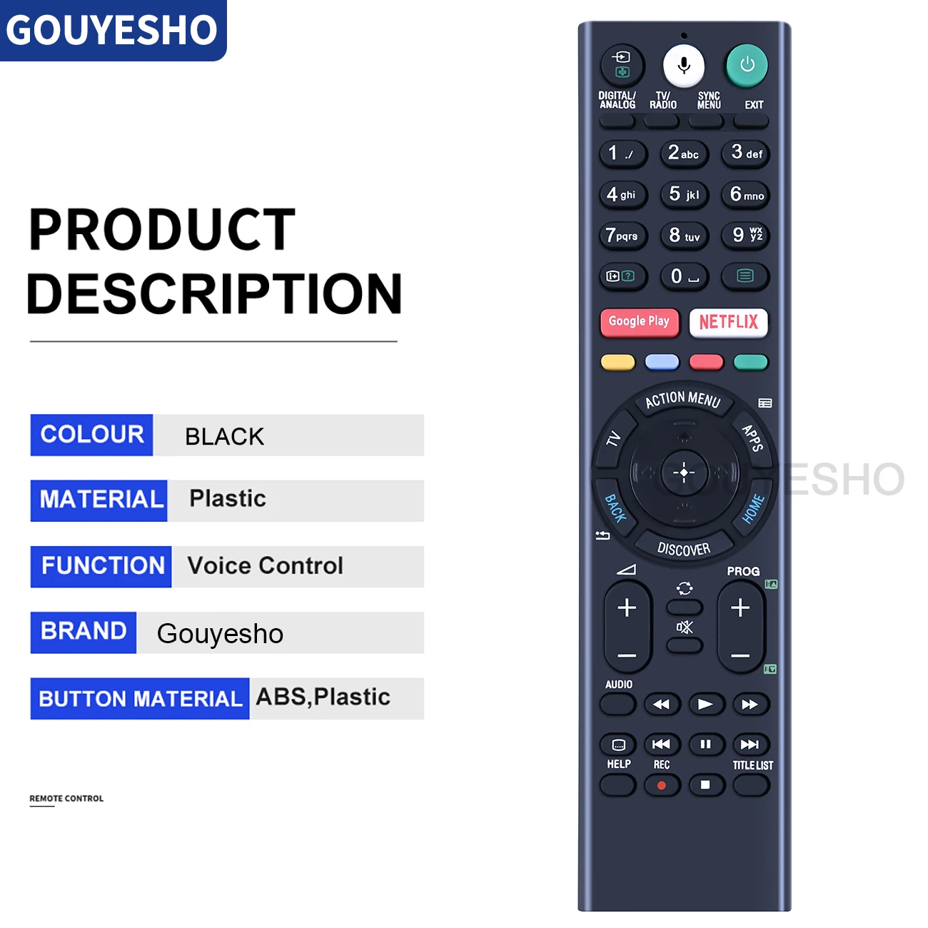 Controle remoto de TV LED inteligente para Sony, Ultra HD, Voz, RMF-TX300E, RMF-TX200P, TX200E, TX200E, TX200A, RMF-TX310U, TX300P, TX300U, TX310E, TX310E, TX310E