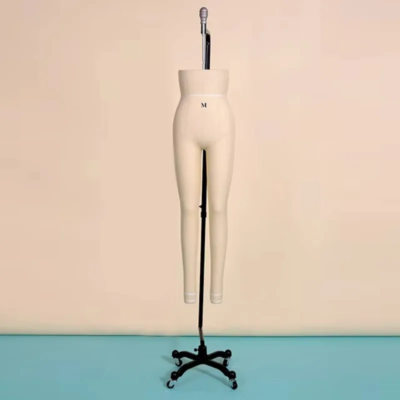 Luoben Fashion Modern White High-end Fiberglass Lower-Body Tailoring Mannequin For Window Display Women Sewing Stand Hanging