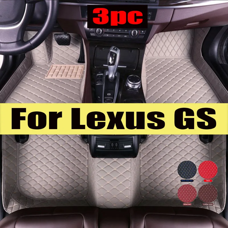 

Car Floor Mats For Lexus GS 2011 2010 2009 2008 Waterproof Carpet Rugs Custom Auto trunk mat Interior Part Replacement Product