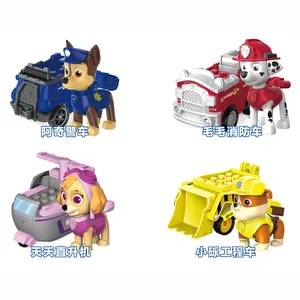 Paw Patrol Action Figure Playset for Children, Chase, Skye, Marshall, Pull Back Cars, Original Box, Children's Toys, Birthday Gift, 4 Pieces 10 Main Sales Tower Canine Patrol - №6