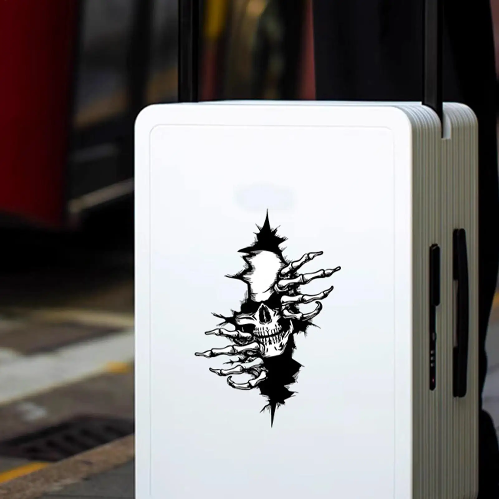 

Хэллоуин Скелет Автомобильная Наклейка Страшная Наклейка Хэллоуин Украшения Кузов Наклейки Для Автомобиля Грузовик Позашляховик Мотоцикл Транспортные средства Окна