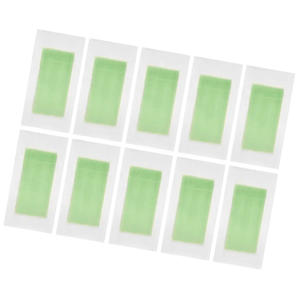 10Pcs Hair Removal Wax Strips Double Sided Non Woven Fabric Professional Salon Quality for Body Depilatory Strips