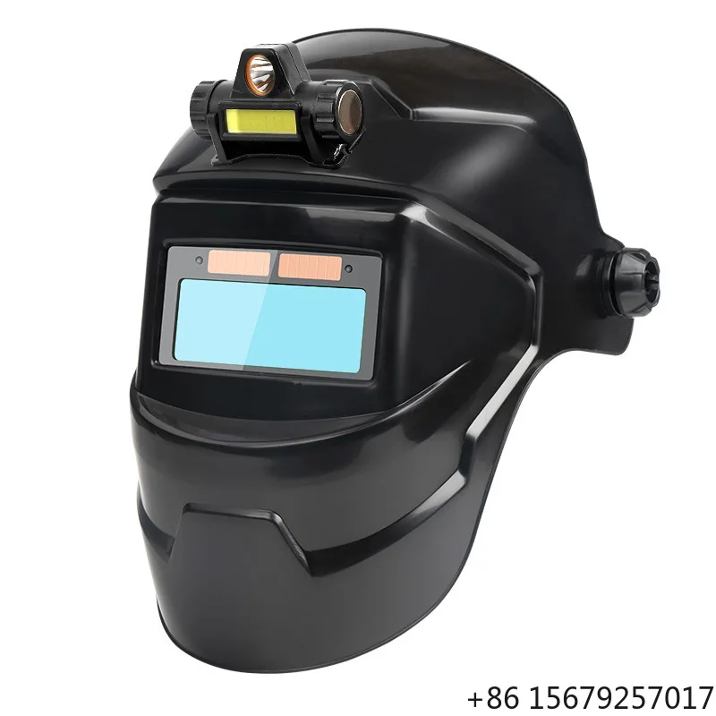 Auto-Darkening Solar Powered Welding Helmet Special Protective Cap for Argon Arc Welding for Welders