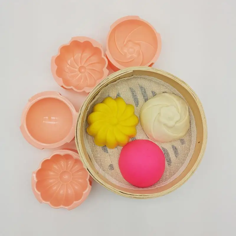 Steamed Stuffed Bun Maker Chinese Baozi Mold Steamed Bun DIY Mold Dumpling Moon Cake Making Mould Baking Tool