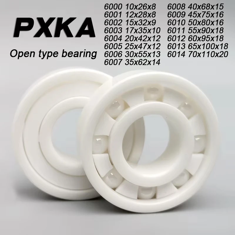 Zirconia Ceramic Bearing 6000 6001 6002 6003 6004 6005 6006 6007 6008 6009 6010 6011 6012 6013 6014 ZrO2 Bearing