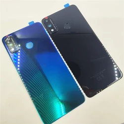 Rear Door Battery Cover Housing Case For Honor 9X Lite Back Cover With Fingerprint Flex Cable Replacement Parts