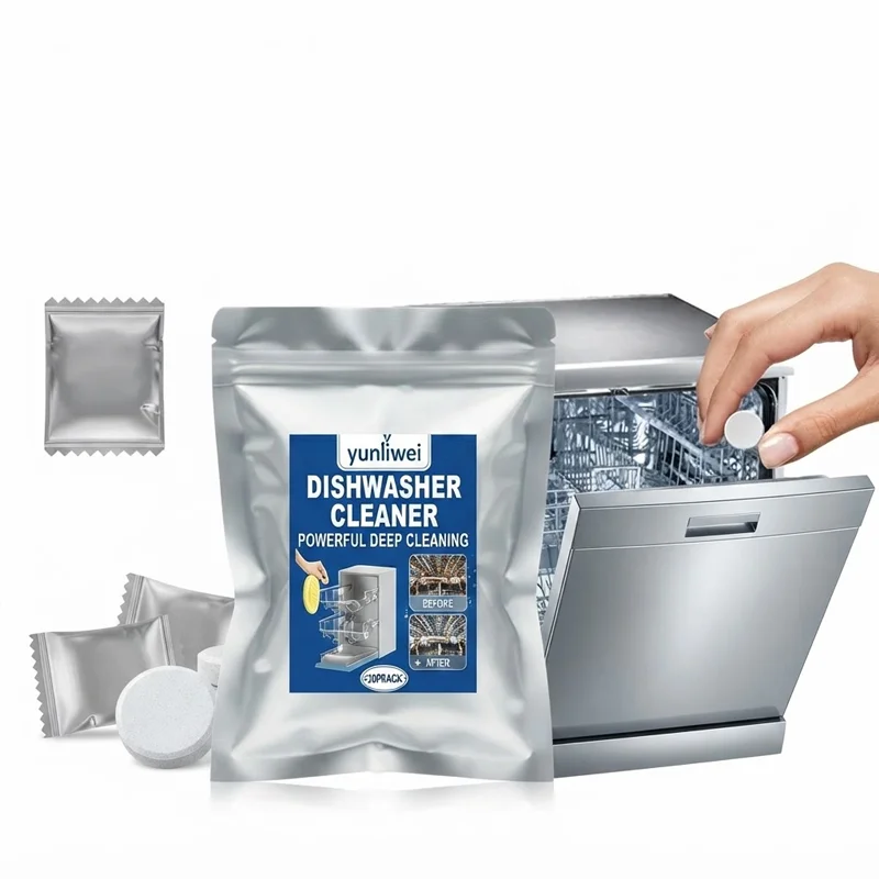 Dishwasher Cleaner Oil Dirt Removal Deodorizer Cleaning Tablet Limescale Remover High Efficient Kitchen Cleaning Tool Yunliwei