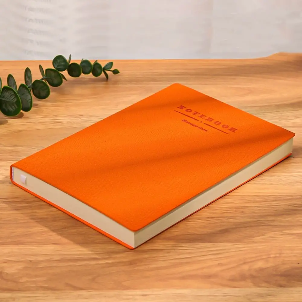 PU Cover Soft Leather Notebook Journals Diary Book a4 a5 Office Notebook Writing Pads Stationery Notebook Office