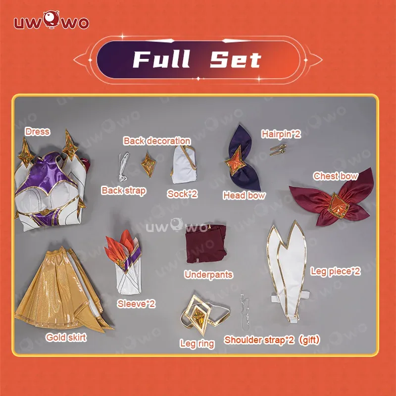 الدفعة الأخيرة UWOWO سيرافين تأثيري جامعة الأساطير/LOL: ستار جارديان سيرافين تأثيري حلي SG سلسلة هالوين زي