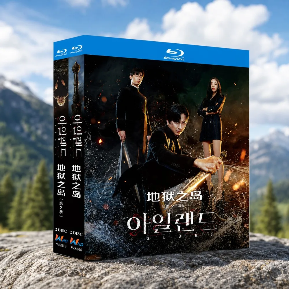 Blu-ray Ultra HD Korean Drama Hell Island / Spirit Armor Demon Shura Seasons 1-2 BD Box Set