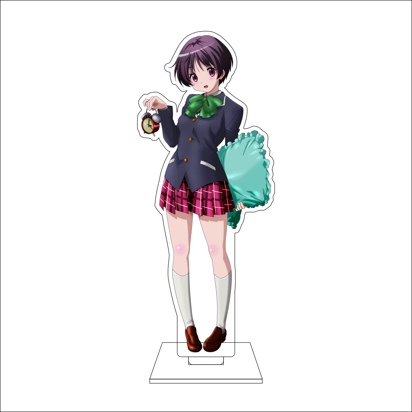 16CM Anime Togashi Yuuta Nibutani Shinka Dekomori Sanae Shichimiya Satone Takanashi Rikka Cosplay Acrylic Figure Stand Gifts view 4
