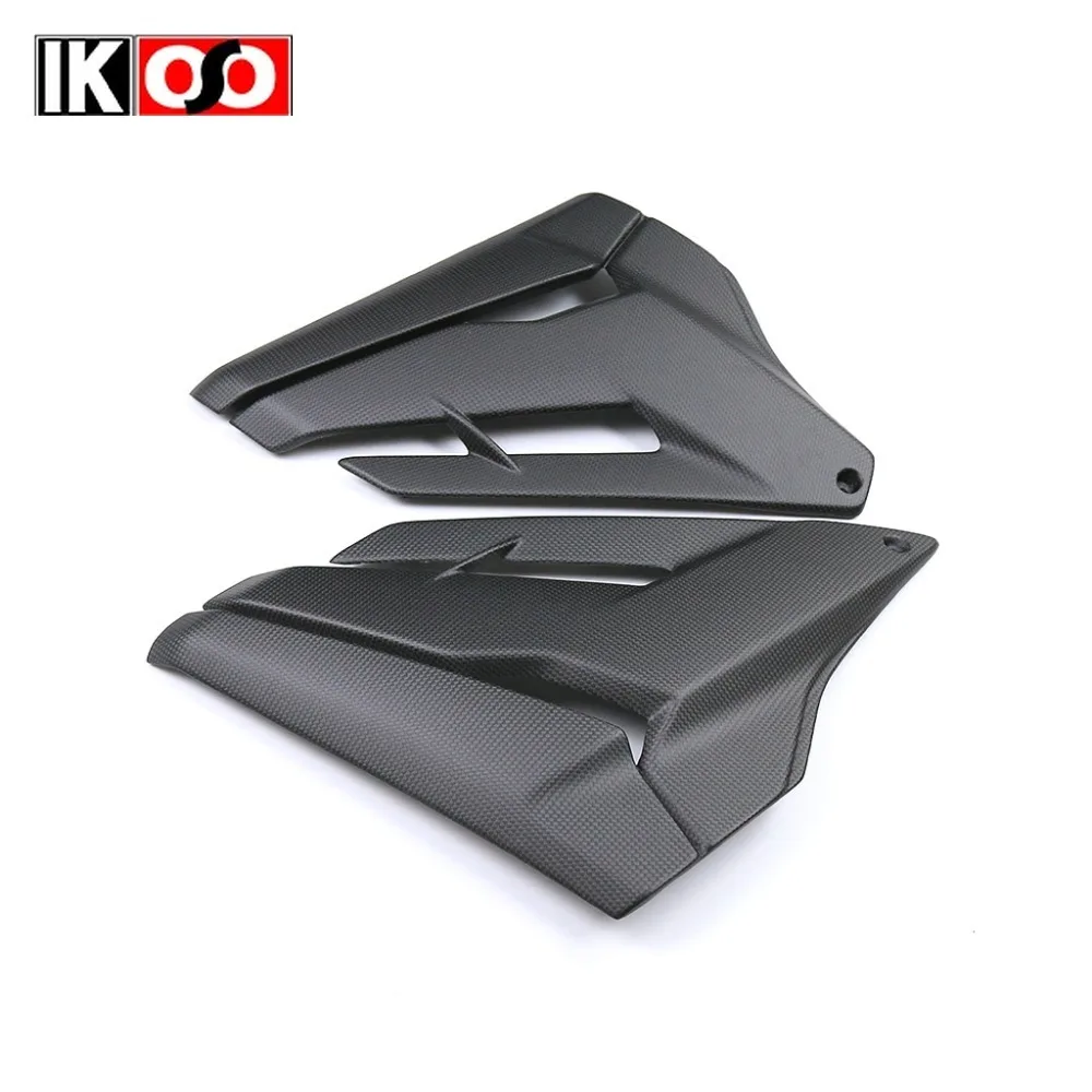 For Ducati Streetfighter V2 2021-2022 Motorcycle Accessories Pure 3K Full Dry Carbon Fiber Lower Air Deflector Plate Fairing Kit