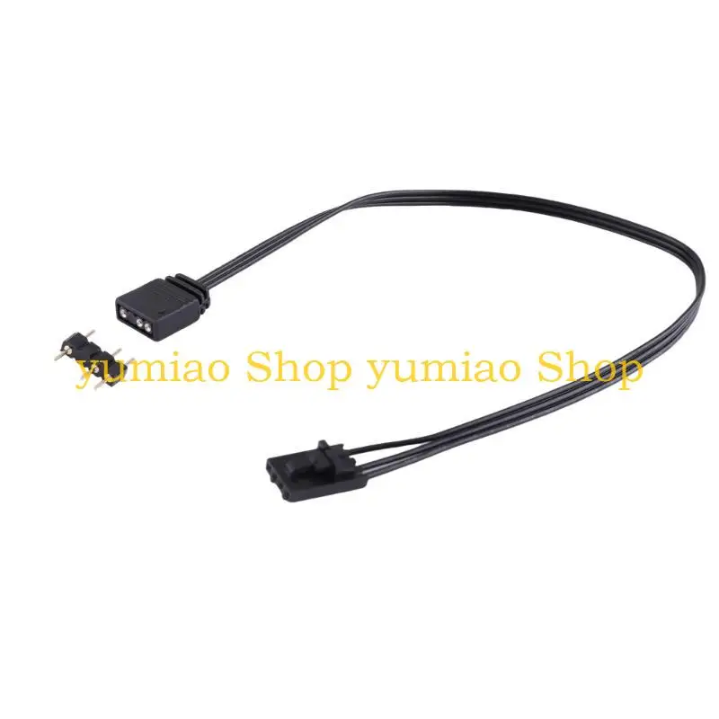 587B RGB To Standard ARGB 4Pin 3Pin Adapter Cable for Corsairs QL LL120 ICUE Lighting