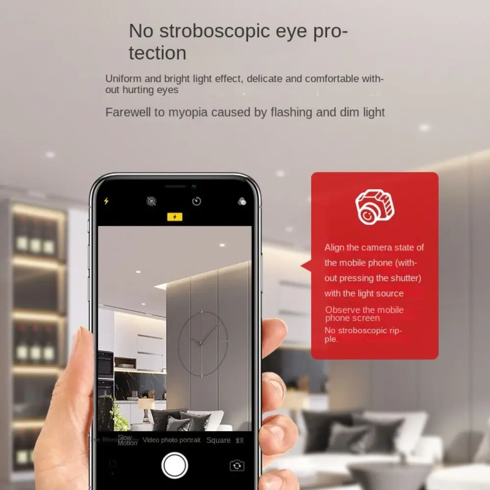

Маленький встраиваемый светодиодный светильник-спот, трехцветный, диммируемый, с защитой от бликов, энергосберегающий, для потолка, для спальни