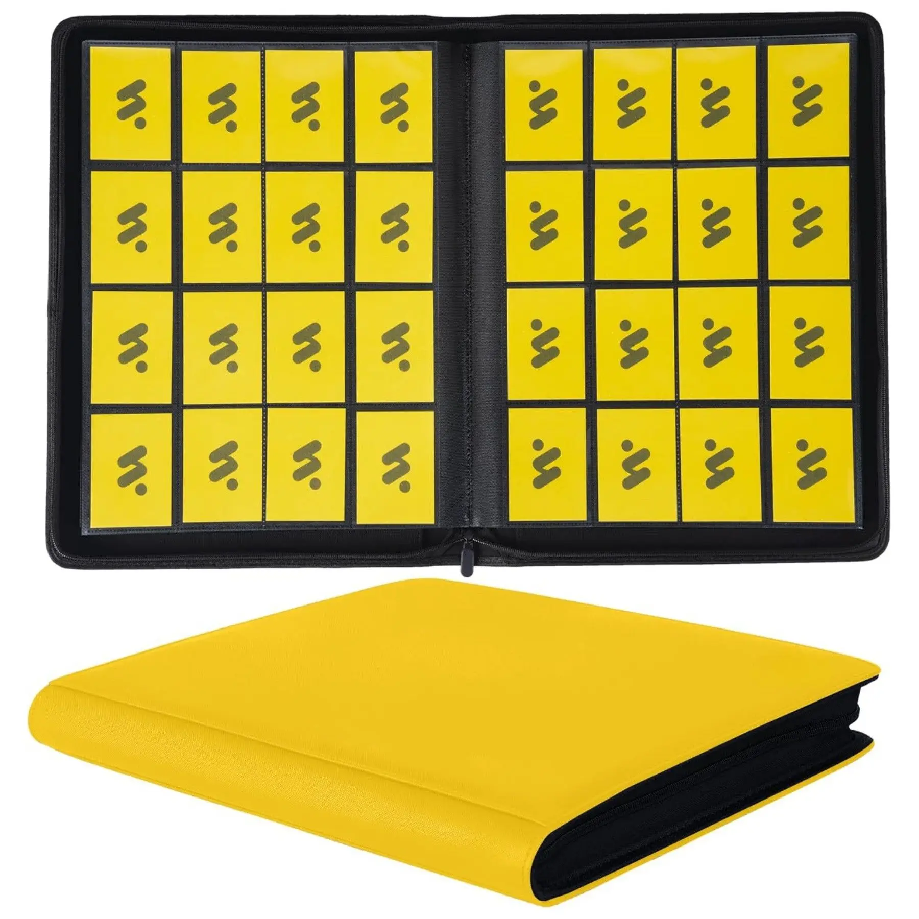 Large 1024 Hold TCG Card Binder 16 Pocket Zippered Waterproof for YuGiOh Magic Cards Anime Game Card Collection Album