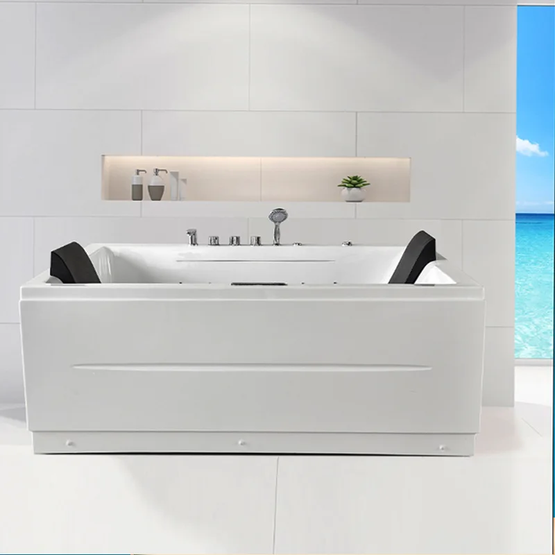 Smart hotel clubhouse constant temperature surf jacuzzi acrylic bathtub