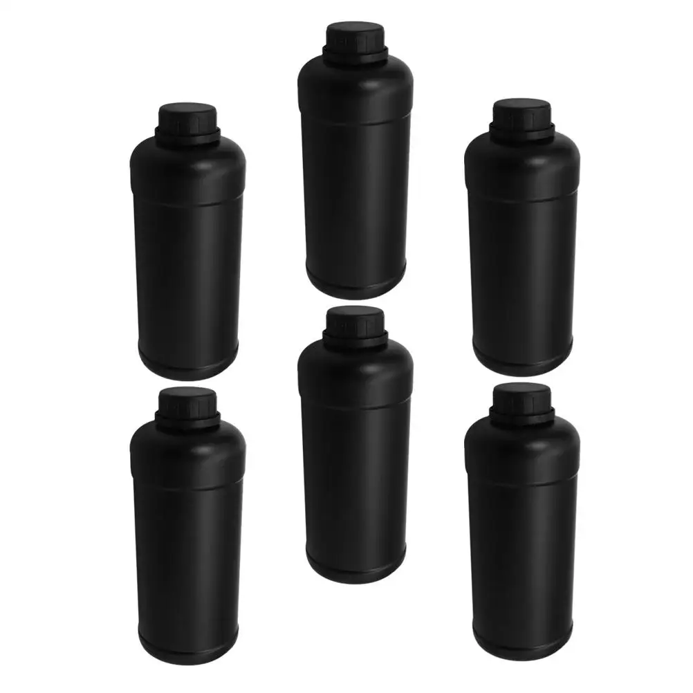 

6pcs Plastic Safe Sealing Chemical Ink Water Sample Bottles Sample Storage Container Container