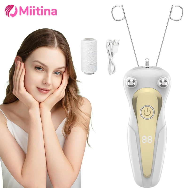 

Epilator Face USB Cotton Thread Epilator Shaver Trimmer Women's Hair Remover Beauty Care