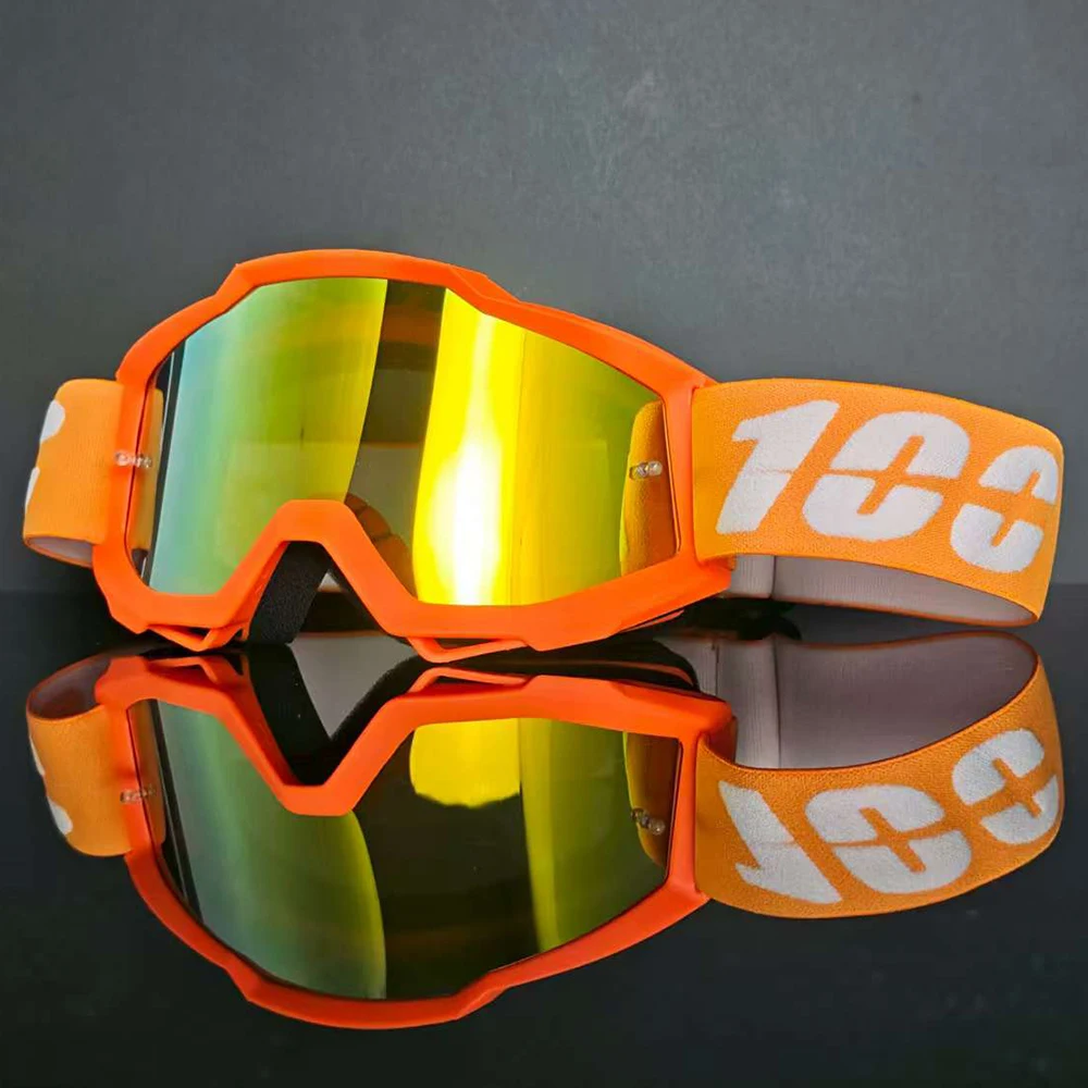 Universele motorcrossbril met premium PC-lens, anti-zand en windbestendig, motorbril