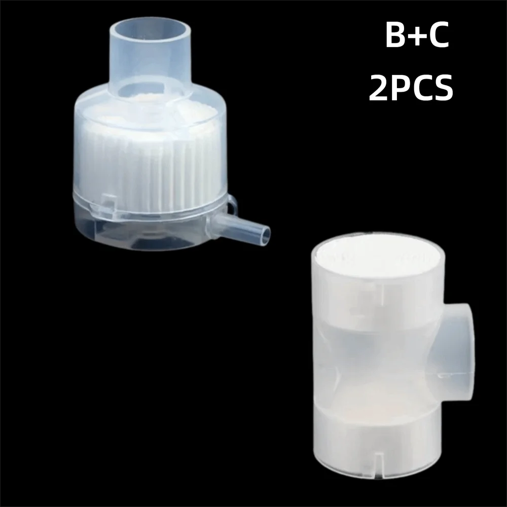 Disposable Heat Moisture Exchanger L/T Type With Thin Filter Paper Moisture Exchange Filter Sterilized HME Filter