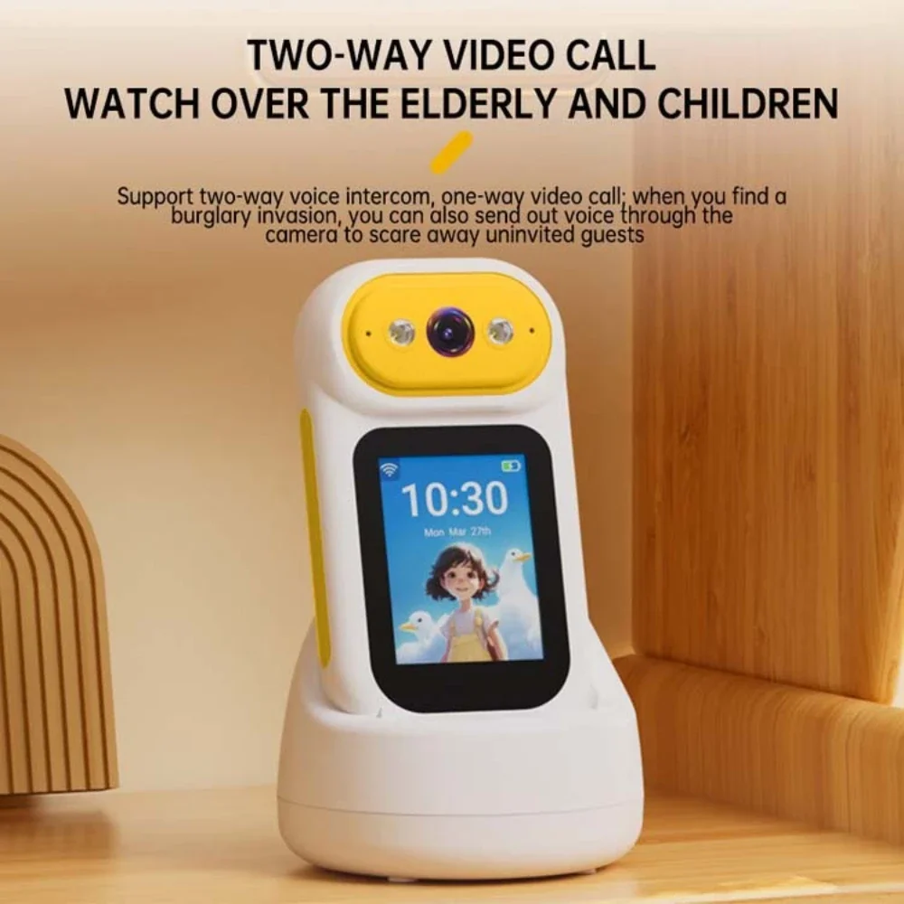 2.8 Inch Screen Wifi Security Camera 360 PTZ 2-Way Video Bady Monitor Night Vision AI Detection Alarm Telecamera Home Webcam