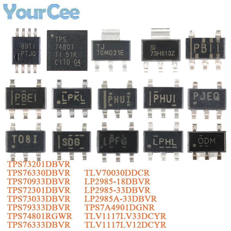 10pcs TPS70933 TPS70933DBV TPS70933DBVR SOT23-5 3.3V 150mA Low-dropout Linear Regulator Original Authentic IC Chip TPS72301DBVR