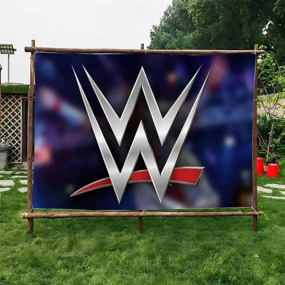 WWE المصارعة الكرتون العلم الجدار شنقا راية الديكور ديكور المنزل المنزلي