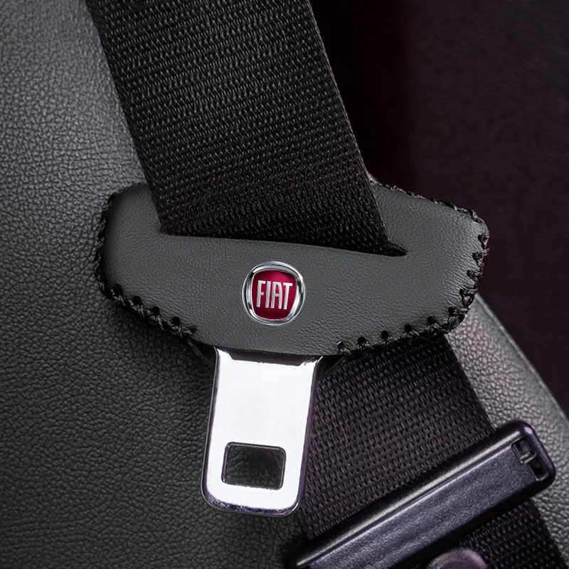 Car Seat Belt Buckle Clip Cover Seatbelt Plug Protector Case For Fiat Grande Punto 500 Abarth Tipo Panda Brave Stilo Palio