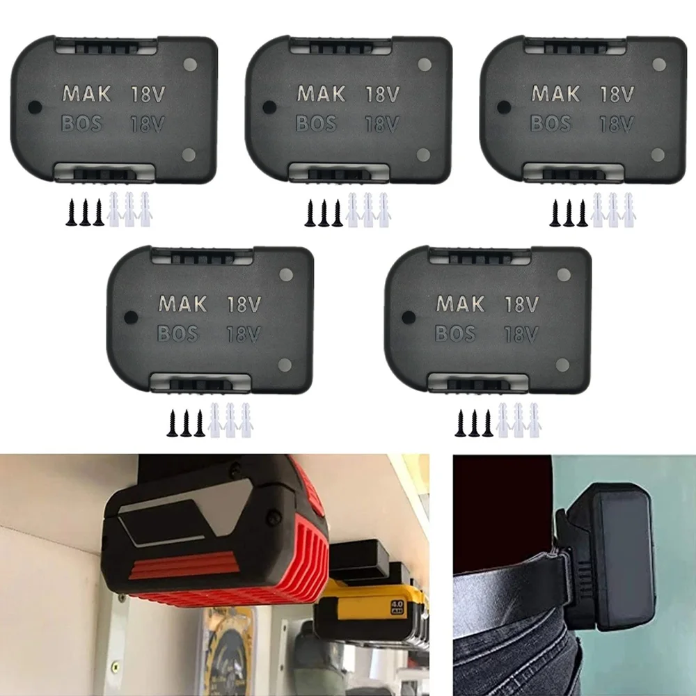 Bateria Montagens Suporte de Armazenamento Titular Slots Prateleira Rack Suportes para Bosch para Makita Bl1860b Bl1850b Bl1860 Bl1850 Peças 18v