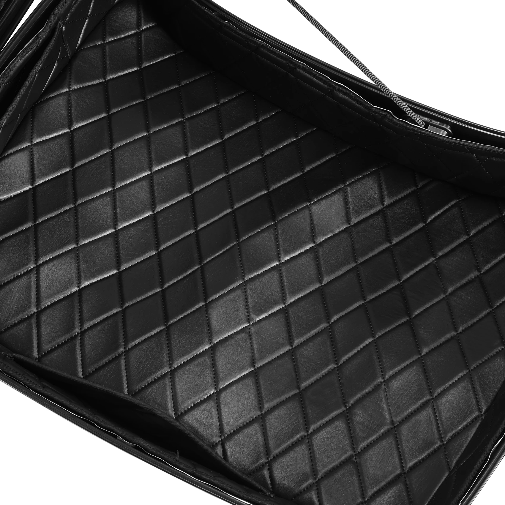 Black Chopped Trunk Carpet Liner For Harley Touring Street Glide Road Glide Electra Glide 2014-2024 2018