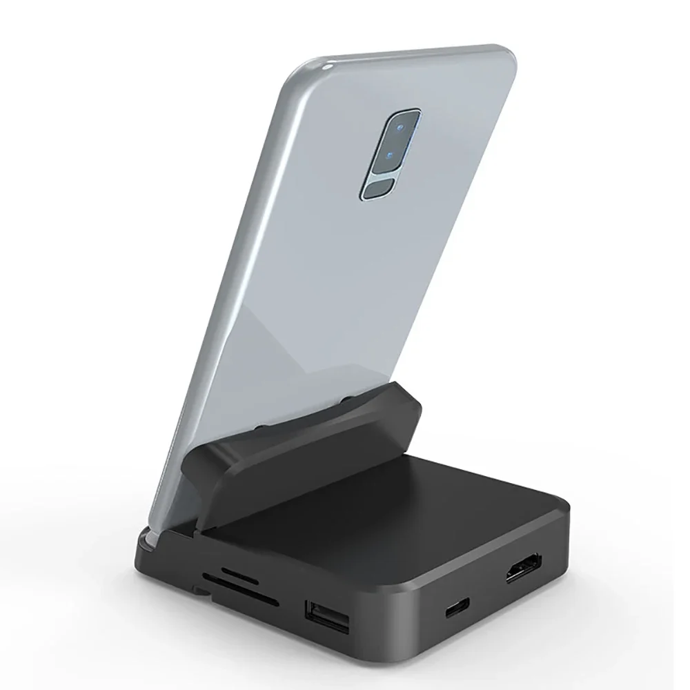 8 In 1 Type C HUB Docking Station Phone Stand Dex Pad Station USB C To HDMI-compatible Dock Power Charger Kit for For Samsung