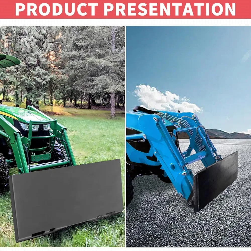 Skid Steer Quick Attach Mount Plate Tractor Loader Adapter with One Year Warranty